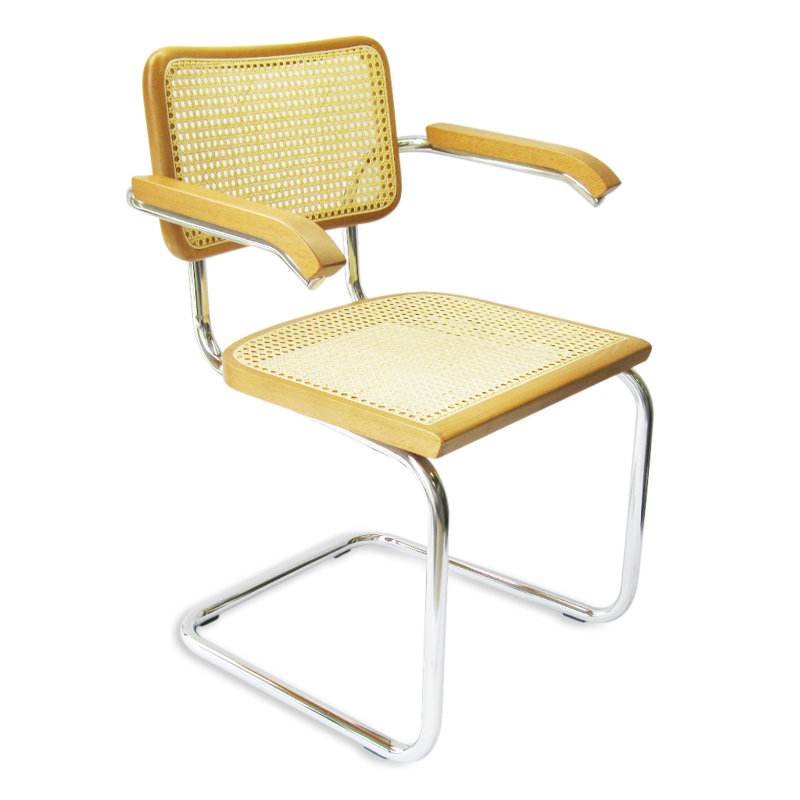 Fauteuil Cesca Cane, Chêne miel