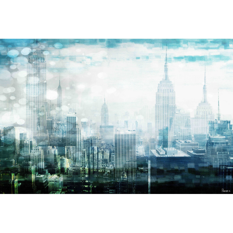 «Mid Town» par Parvez Taj - reproduction de photo sur toile, H 20 po x l 30 po x P 1,5 po