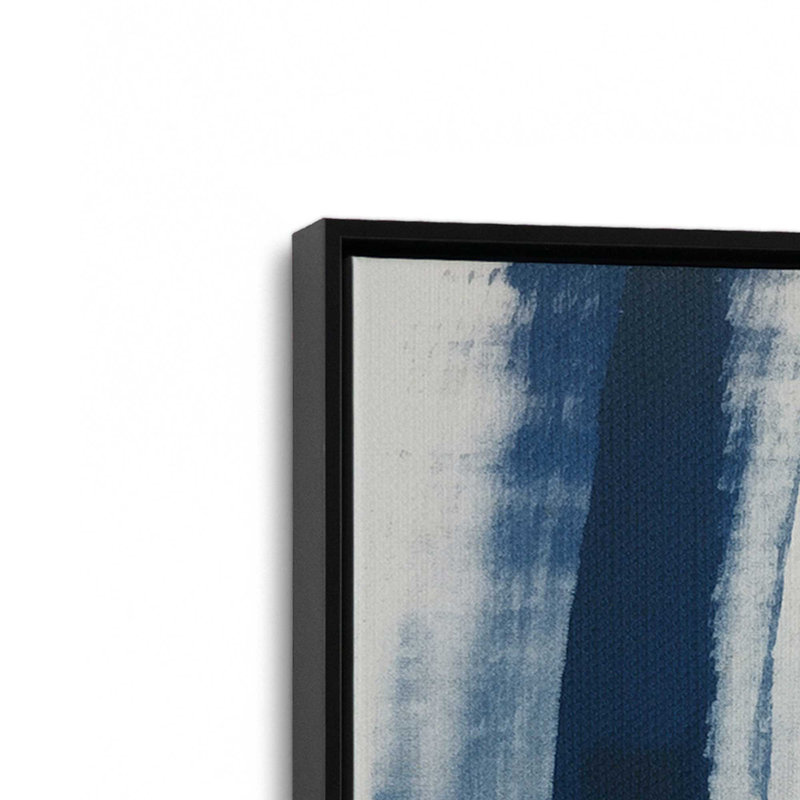 Azure Azure Waltz I, reproduction sur toile, H 18,75 po x l 12,75 po x P 1,75 po, Cadre noir satiné