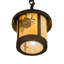9" Wide Fulton Winter Pine Pendant