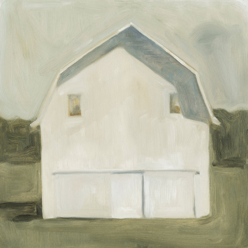 Serene Barn VI by Emma Scarvey - Wrapped Canvas Painting, 91cm H x 91cm W