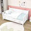 Lit de jour simple avec structure en forme de X et tiroirs de rangement-1879228367