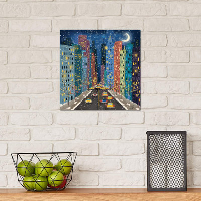 42nd Street 1 Piece Wrapped Canvas Painting