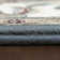 Tapis oriental bleu / ivoire