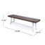 Bancs d'extérieur Carlisle (ensemble de 2)-1502165391