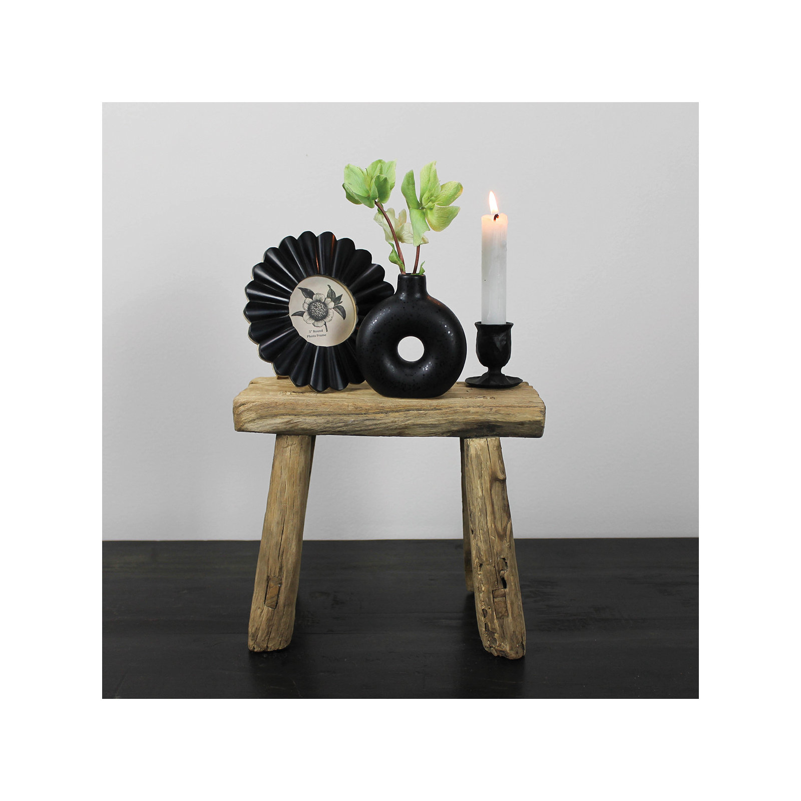 Taper Candleholder, Black