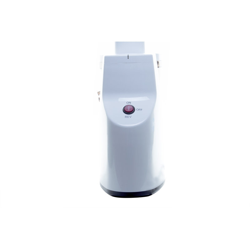 White Electric Slow Masticating Juicer with Reverse Function