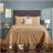Charleston Collection 100% Cotton Bedding sets, Machine Washable Soft and Breathable 4-piece Chenille Bedspread & Sham with Geometric Embroidery, All season-893647303-806346231