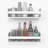 Rigga 16" Floating Shelves with Front Bar