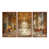 Toile avec cadre flottant brun