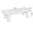 Nut-brown Solid Wood Rectangular Coffee Table-761472298