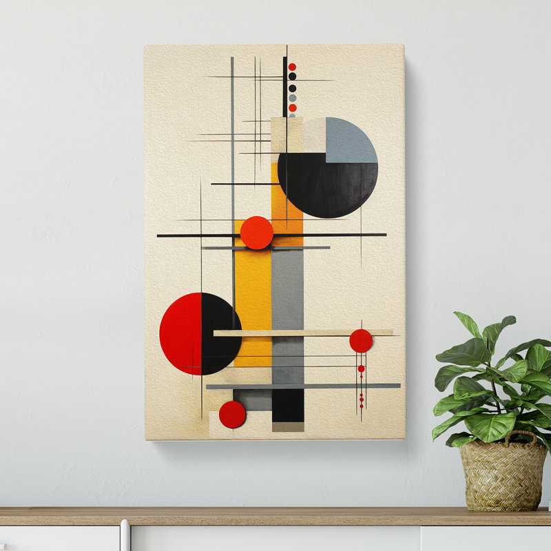 Bauhaus Constructivism - Wrapped Canvas, 50cm H x 35cm W x 3cm D