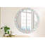 Huldar Glass Flat Wall Mirror