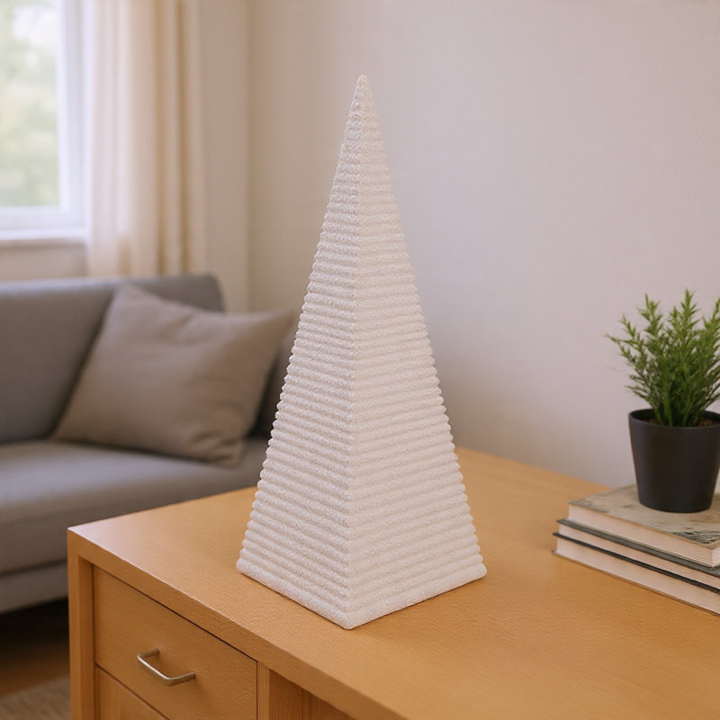 Sculpture pyramide décorative Fuji