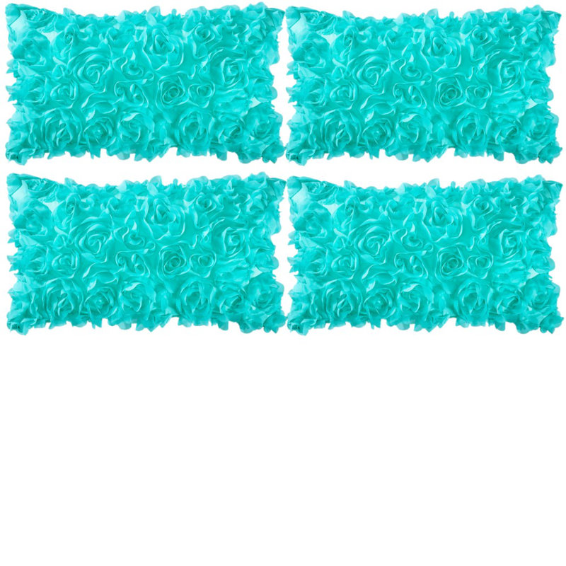 Housse de coussin , Turquoise