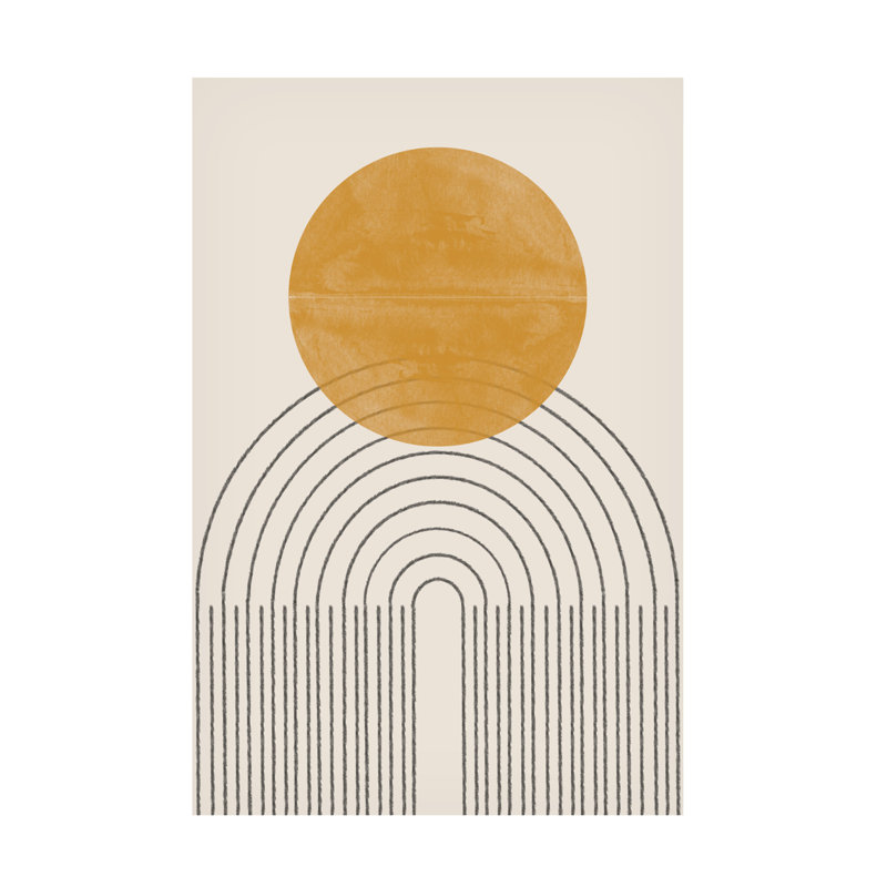 Arch Composition No4 - Impression sur toile tendue, H 19 po x l 12 po x P 2 po