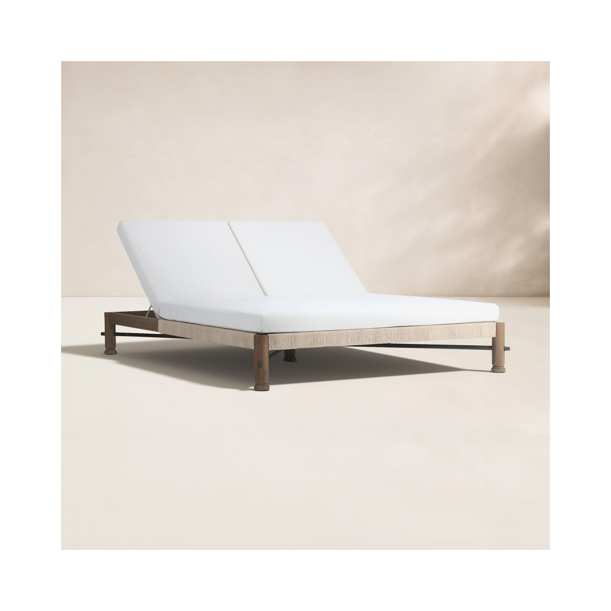 Finnegan Outdoor Double Chaise, Alessi Linen