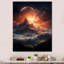 Paysage lunaire de montagne de montagne IV - Art mural paysages spatiaux-631619435-665275246