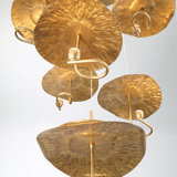 Lagatto 6 light Chandelier in Bronze