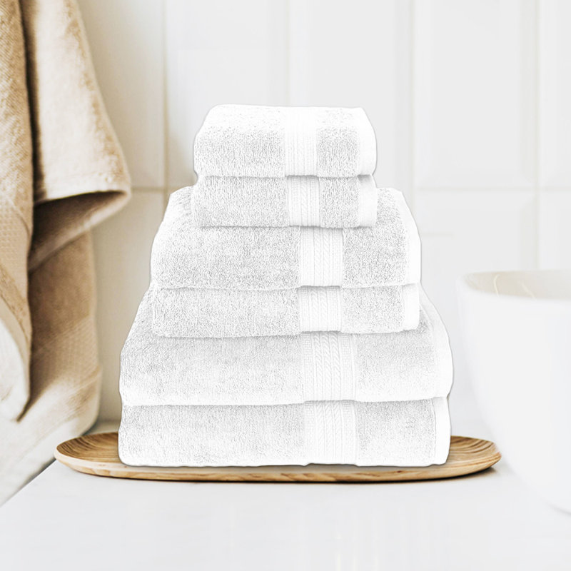 Ensemble de luxe 6 pièces Dulcia, Blanc