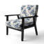 Chaise d'appoint florale Cobalt-32123550