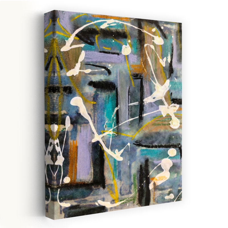 Art contemporain contemporain abstrait, H 24 po x l 16 po