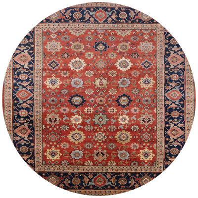 Tapis oriental rouge / brun Kavalier
