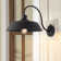 Farmhouse Outdoor Gooseneck Barn Wall Lantern with Dusk to Dawn in Matte Black