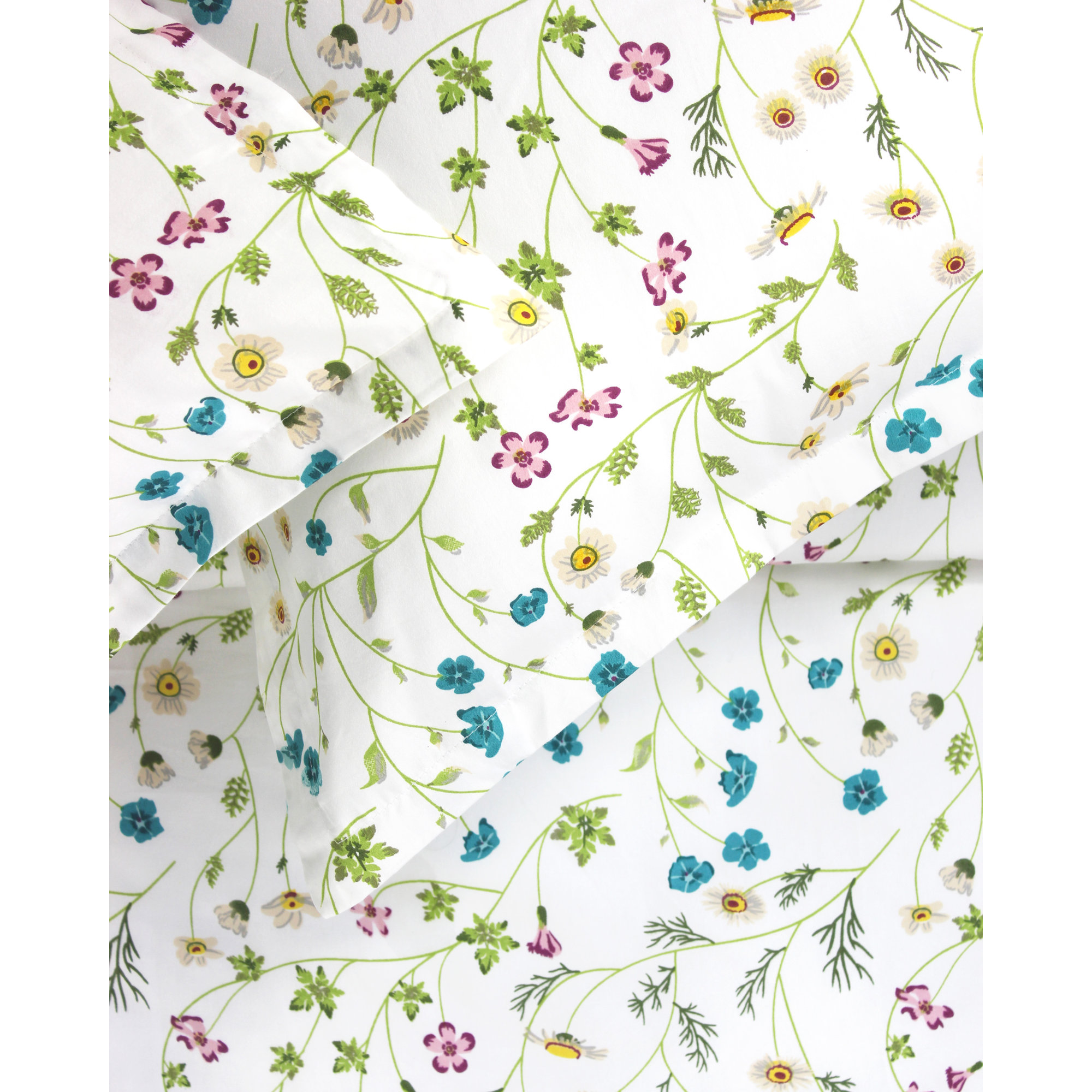 Cotton Duvet Cover, King Duvet Cover + 2 King Shams