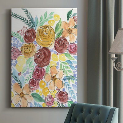 Flower Carousel II sur impression sur toile