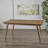 Lindo Acacia Rectangular Solid Wood Top with Solid Wood Base Dining Table