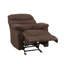 Fauteuil inclinable oscillant en microfibre Arcadia-1222697298