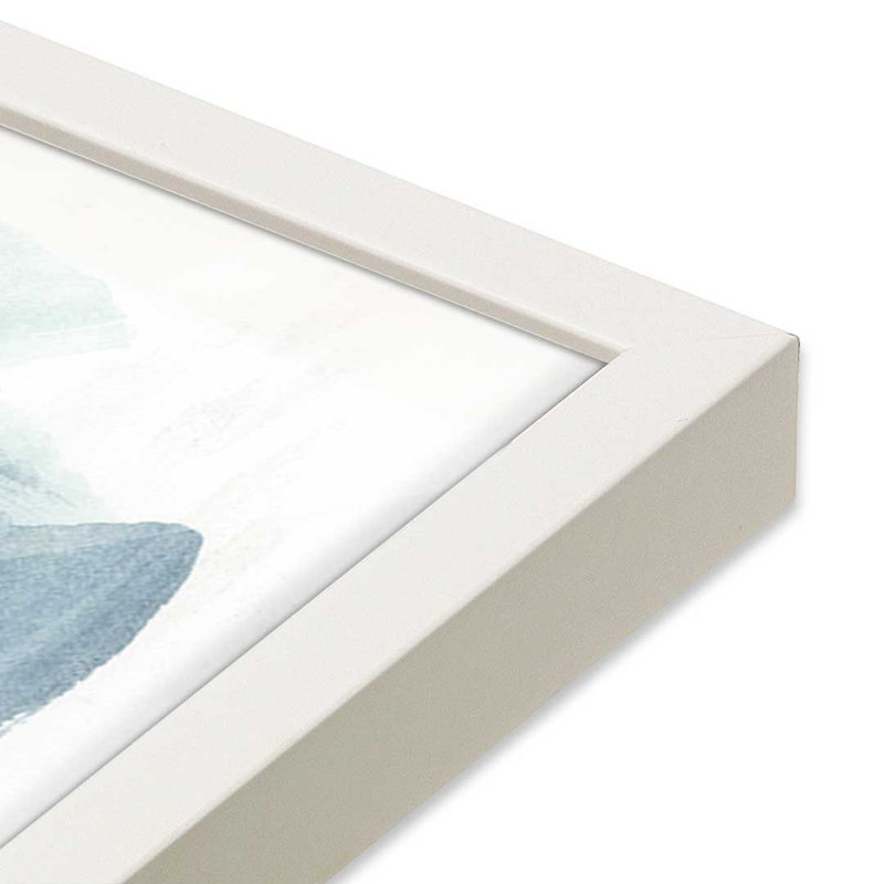 «Llueve el Martes I» par June Erica Vess, reproduction d'art, H 20 po x l 20 po, Blanc