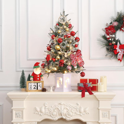 Arbre de Noël artificiel 36 'en cèdre illuminé