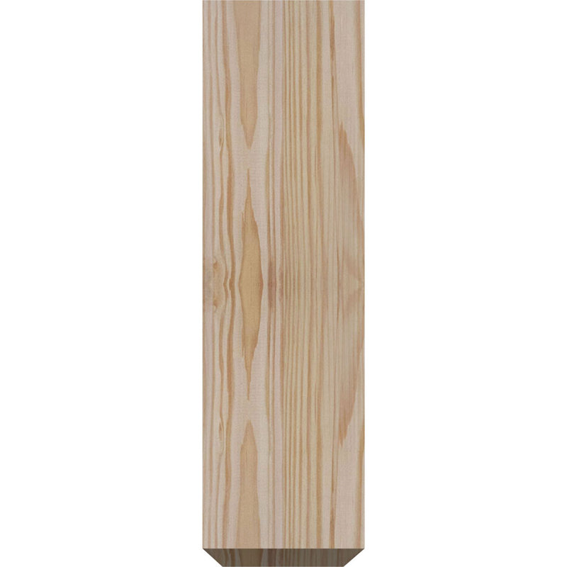 Damon 4" Triple Brace Craftsman Ironcrest Bracket, 16"H x 13 1/2"D, 3 1/2"W x 4"T Douglas Fir (Smooth)