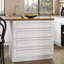 Meuble bas standard HOMEIBRO Cozy Design, 91,4 cm (L) x 61 cm (P) x 87,6 cm (H), en contreplaqué blanc Shaker, prêt à assembler-66548905-66548904