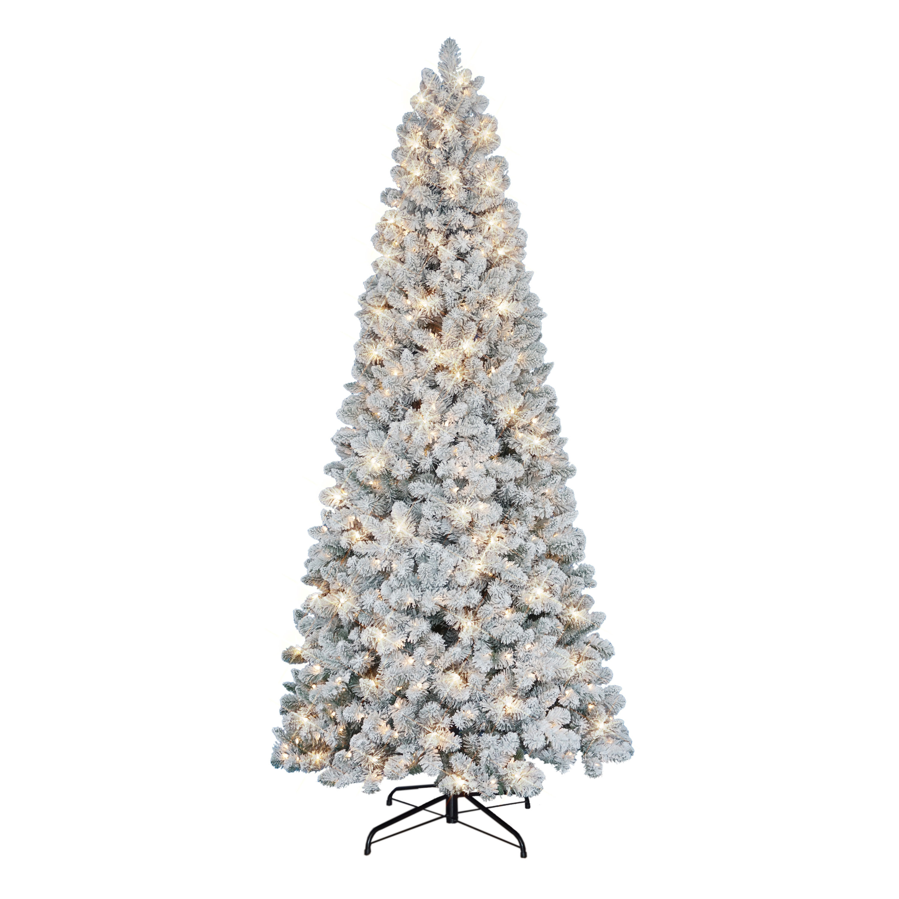 The Holiday Aisle® 9' H Slender Green Pine Christmas Tree with 700 ...