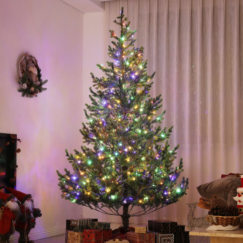 Arbre de Noël artificiel pré-éclairé, 7'5"