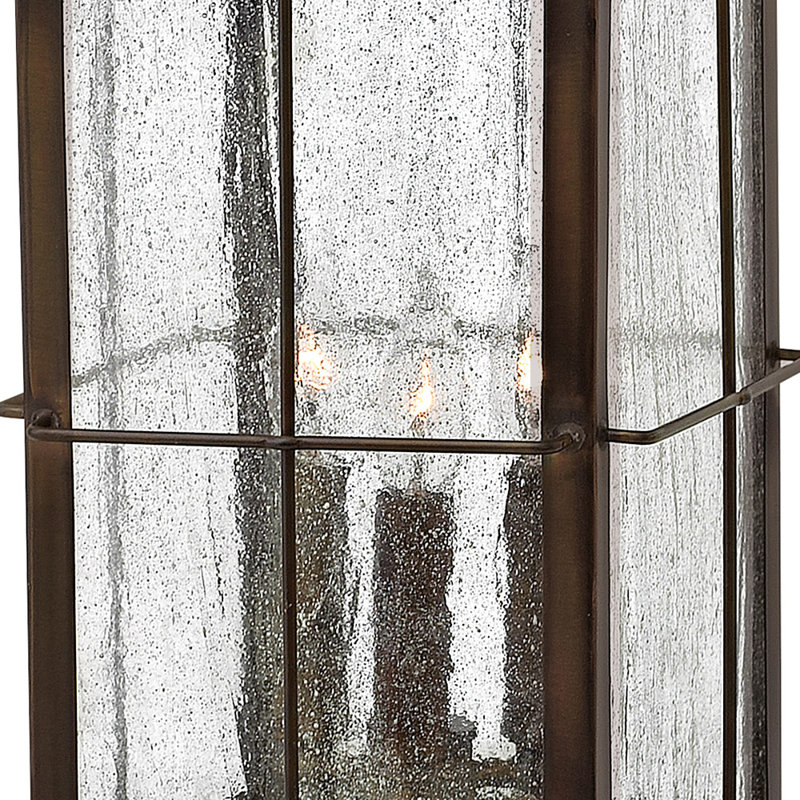 Bingham 3-Light Pier Mount Light, Sienna, 21.75" H x 9.75" W