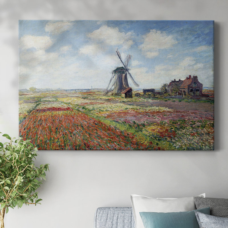 Tulipes d'Hollande - Toile tendue avec châssis, H 24 po x l 36 po