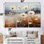 Champ captivant de fleurs - ensemble d'art mural floral-107754437-107754441
