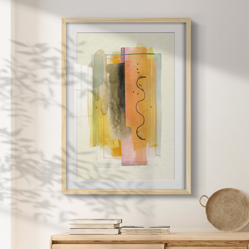 Water and Melon II -Framed Print, 28.5" H x 20.5" W, Natural