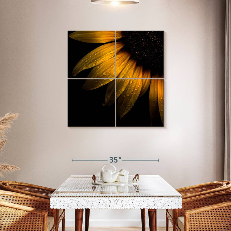 Tournesols, H 38 po x l 38 po