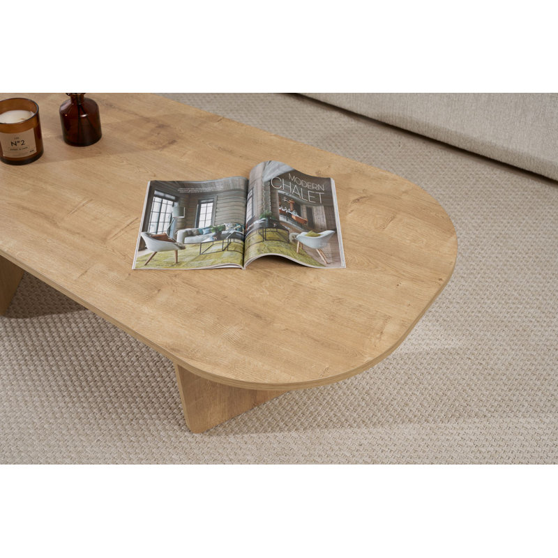 Coffee Table, 65cm H x 130cm W x 40cm D, Oak