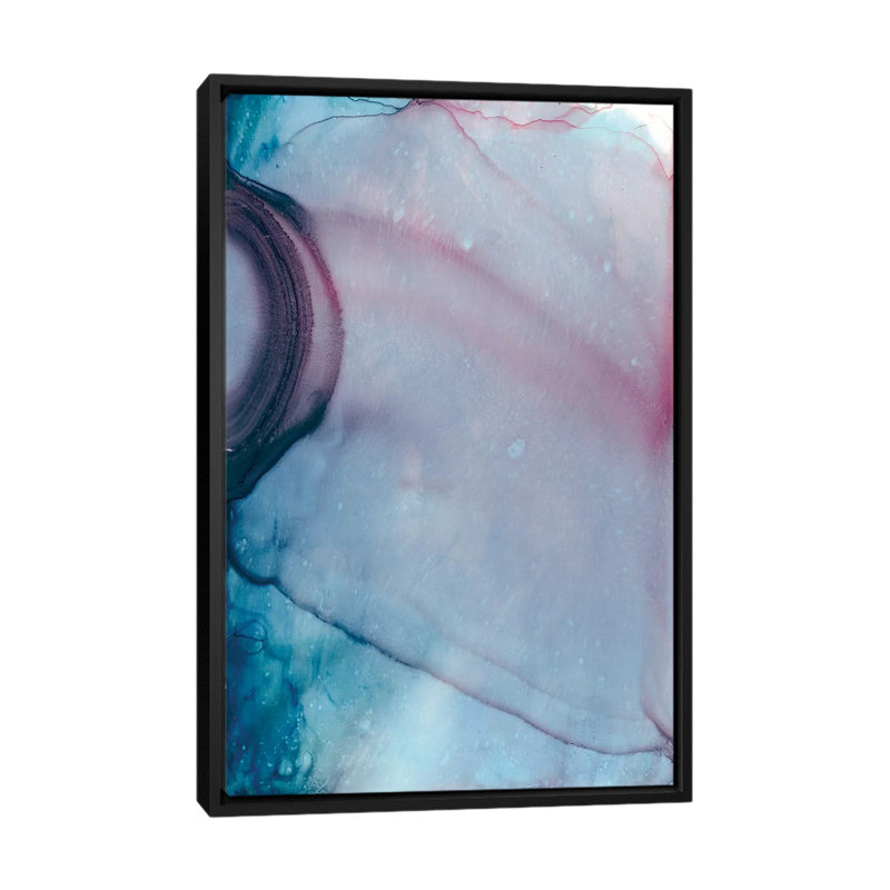 «Into the Galaxy I», impression sur toile, H 26 po x l 18 po x P 1,5 po, Toile encadrée noire, Pas de tapis