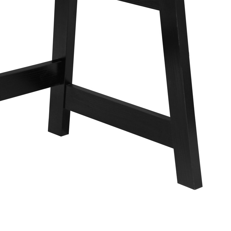 Desborough Writing Desk, Brown/Black, Black, Manufactured Wood