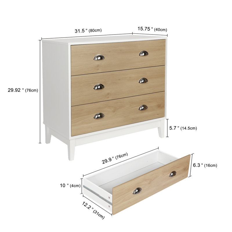Commode à 3 tiroirs Kennebec