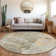 Machine Washable Indoor/Outdoor Claudian ACN1234 Brown Rug