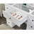Avignon 9 drawer dressing table with lights