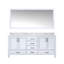 Meuble-lavabo double l 72 po x P 22 po et miroir 70 po Jacques-90699650-112957465